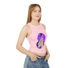 Load image into Gallery viewer, Cry My Eyes Violet Racerback Tank Top
